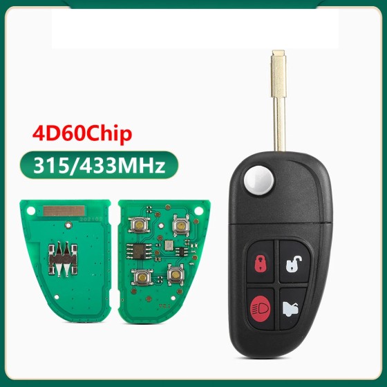 Jaguar X-Type S-Type XJ XJR 4D60 chip For Uncut FO21 blade 315/433Mhz